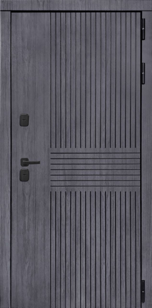 Дверь ДвериПРО Берген ФЛ-256 (10мм, бетон пепельный) DPRO195389