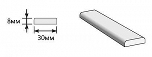 Товар Притворная планка 2000x30x8 BRK5036