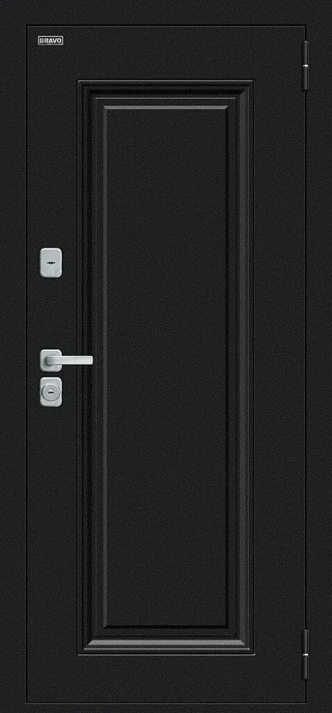 Фото Дверь Thermo Флэш МФ/BChrome Букле черное/Wenge Melinga BR6216