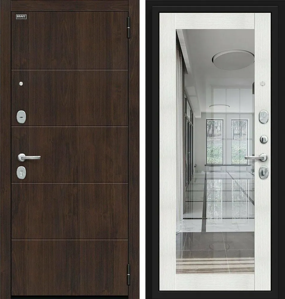 Фото Дверь Флэт Kale Almon/Bianco Veralinga BR4590